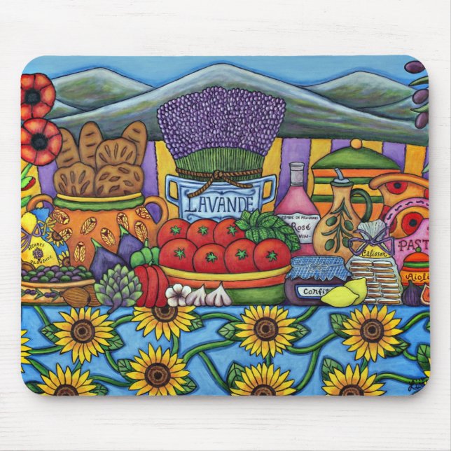 Anstrykningar av Provence Mousepad Musmatta (Framsidan)