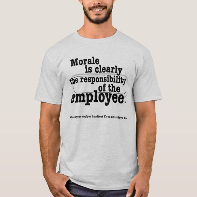 Ansvar för skjorta för moral T T-shirt (Framsida)