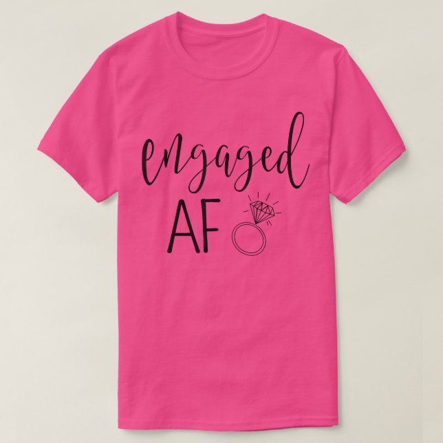 Ansvarig AF Bride för att vara framtida fru Bröllo T Shirt (Design framsida)