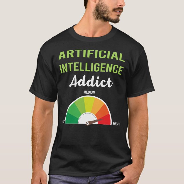 Ansvarig artificiell intelligens AI T Shirt (Framsida)
