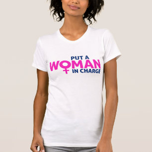 Ansvarig kvinna - kvinnlig president t shirt