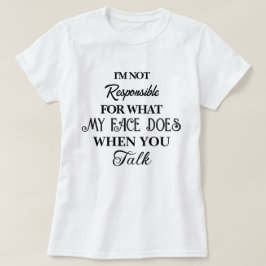 Ansvarig offert, Smartass, Funny Sarcasm T-Shirt