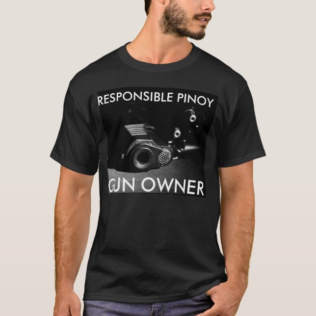 Ansvarig Pinoy Gun Owner Shirt Tröja (Framsida)