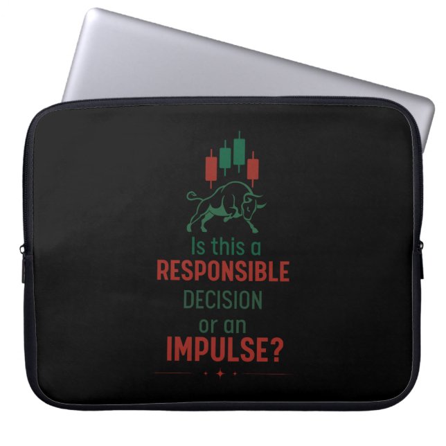Ansvarsfulla Beslut – Handelsdisciplin Laptop Fodral (Framsidan)