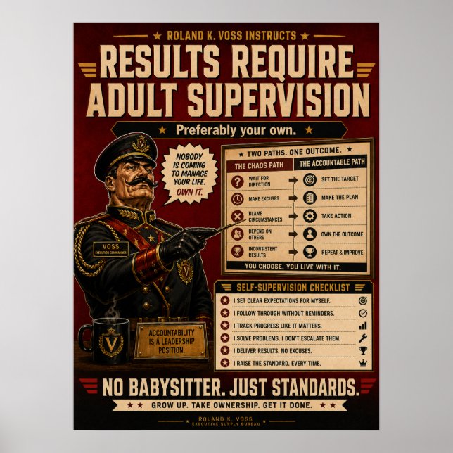 Ansvarskontor Poster | Roland K. Voss (Framsidan)