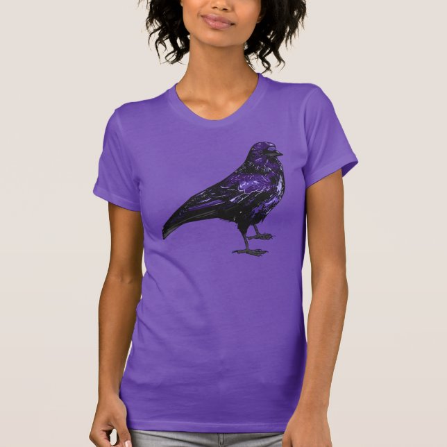 Answer the Crow Caw  T Shirt (Framsida)