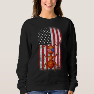 Ant American Flagga Boys Girls Manar Women Four of T Shirt