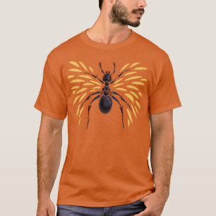 Ant Art Insekt Älskare Fiery Orange Entomologi Tröja