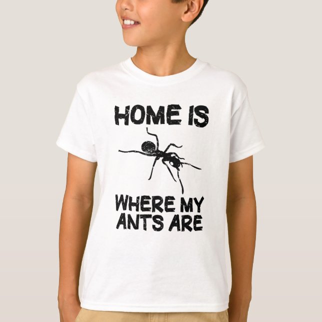 Ant Farm Ants håller Insektrare citattecken T Shirt (Framsida)