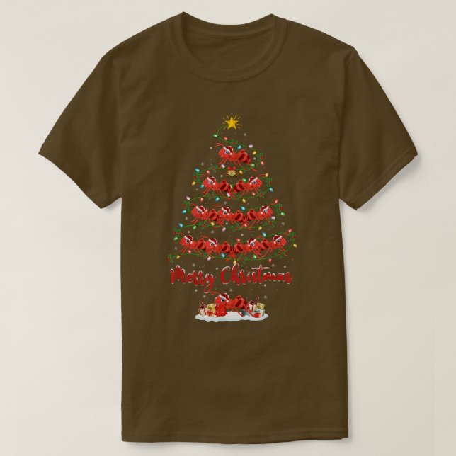 Ant Insektra Älskare Matching Santa Ants jul Tr T Shirt (Design framsida)