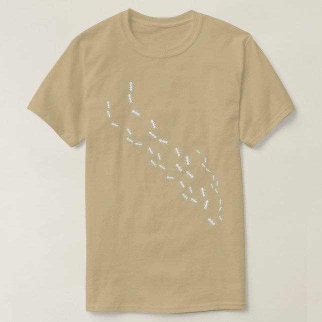 Ant keeper Line of Ants T Shirt (Design framsida)