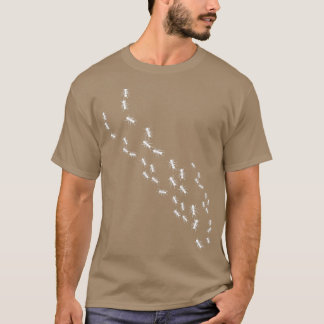 Ant keeper Line of Ants T Shirt