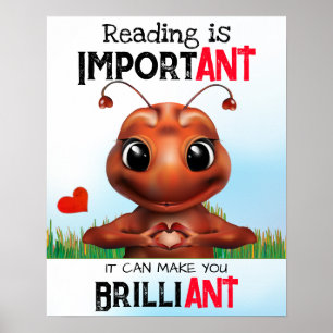 Ant Literacy-teckenspråk Poster