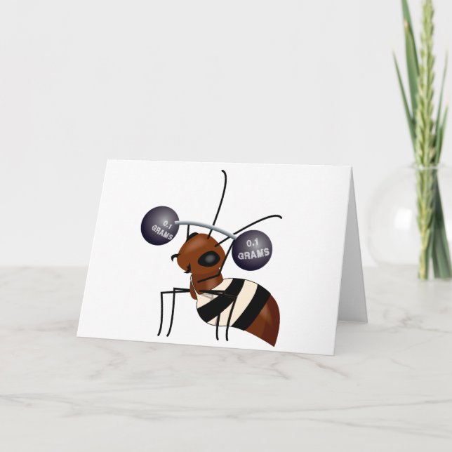Ant lyftande kort (Framsida)