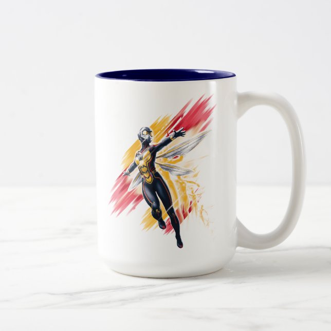 Ant-Man och Wasp| Quantum Blur Wasp Två-Tonad Mugg (Höger)
