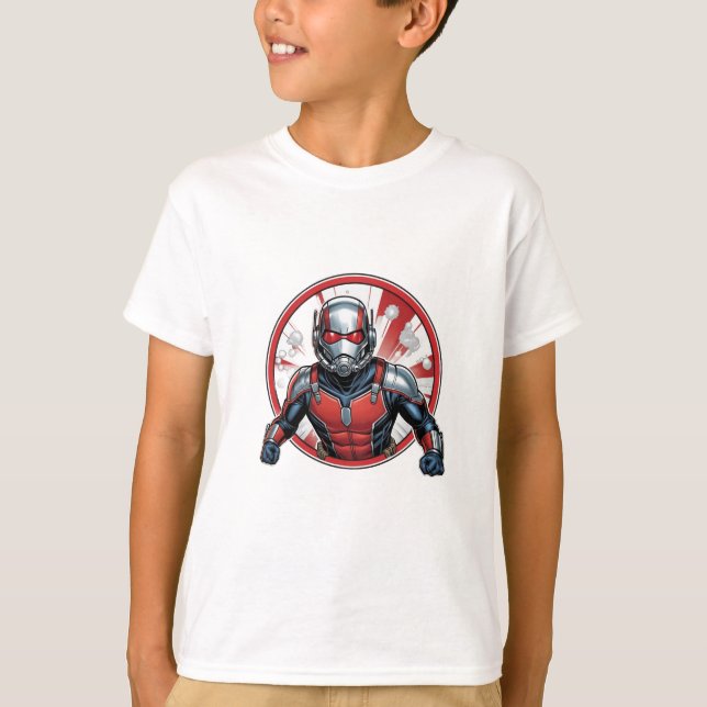 Ant Man tryckt T-Shirt (Framsida)
