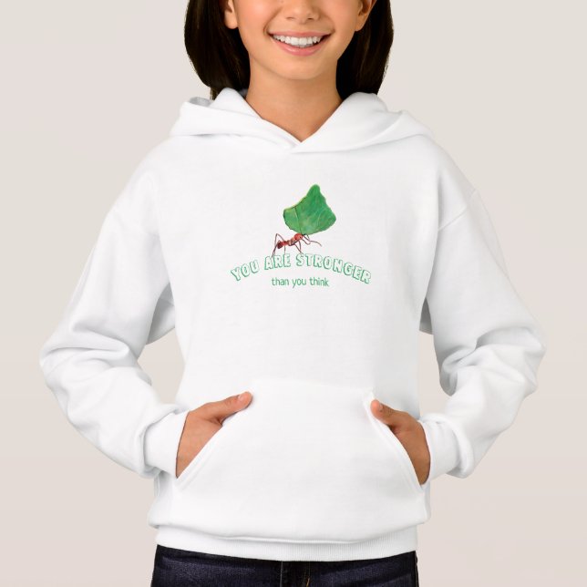 Ant med stort löv t shirt (Framsida)