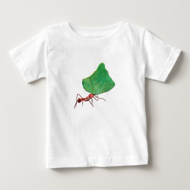Ant med stort löv t shirt (Framsida)