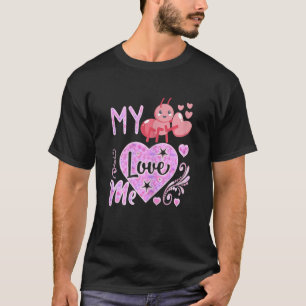 Ant My Moster Kärlek Me Aunty for Nephew Niece T Shirt