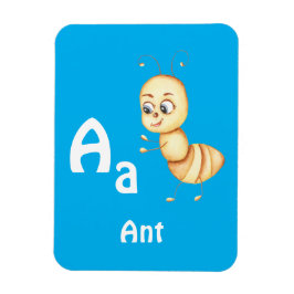 Ant personalize ABC: Brev A - lägg till ditt namn Magnet