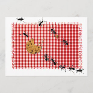 Ant Picnic Inbjudningar