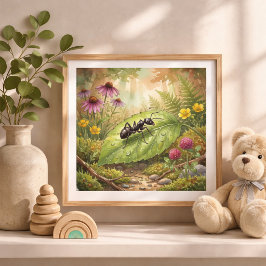 Ant Små Insekter Barnkammare Poster