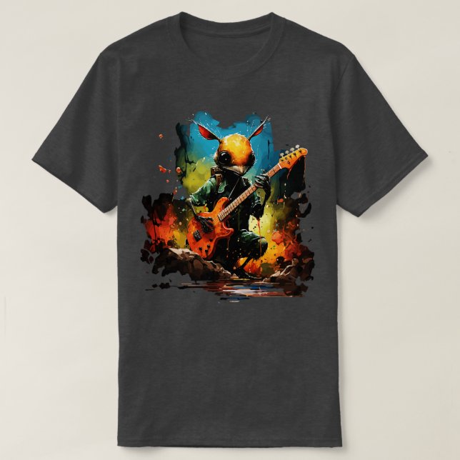 Ant Spela Guitar T Shirt (Design framsida)