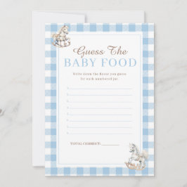 Anta att Baby Matrischar Hors Baby Shower Game Car Inbjudningar