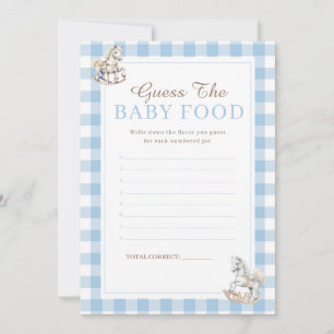 Anta att Baby Matrischar Hors Baby Shower Game Car Inbjudningar