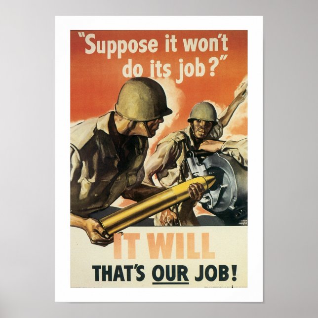 Anta att den inte gör sitt jobb? poster (Framsidan)