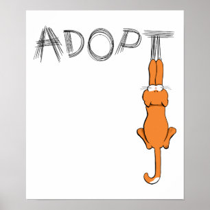 Anta Cats Rusty™ Pet-adoption Poster