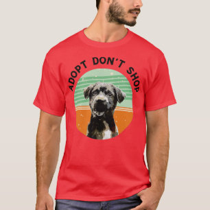 Anta Dont Shop Hund älskare Rädding Hundar T Shirt