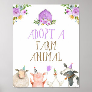 Anta en Boskap Barn Girl Birthday Po Poster