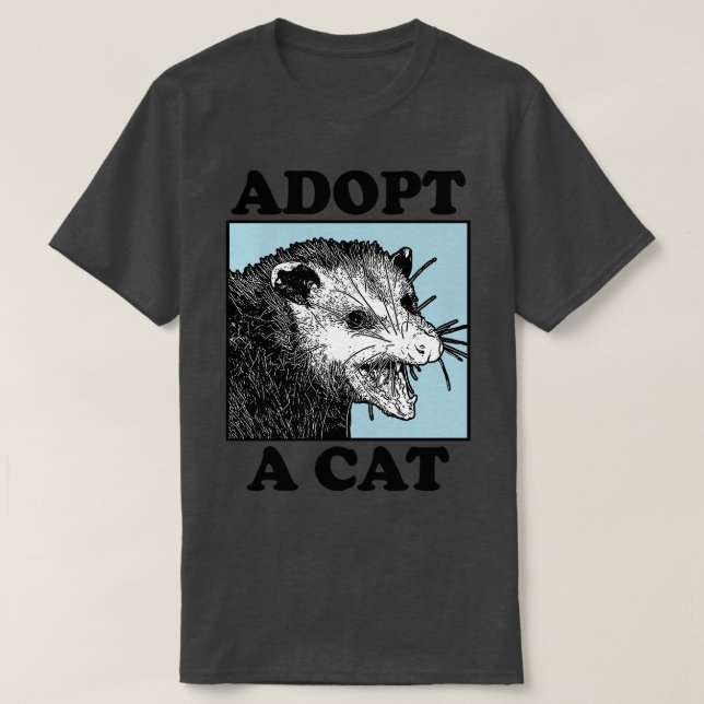 Anta en Cat Baseball TShirt T Shirt (Design framsida)