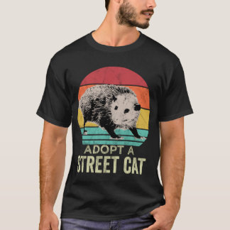 Anta en gatukatt Funny Possum T Shirt