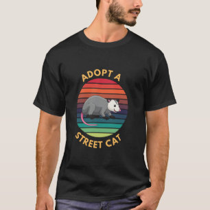 Anta en gatukatt opossum t shirt