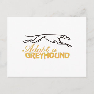 Anta en greyhound vykort