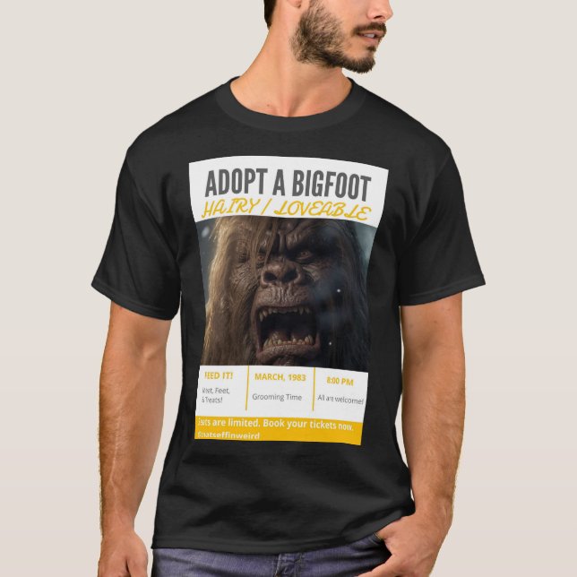 Anta en Hairy Fella T Shirt (Framsida)