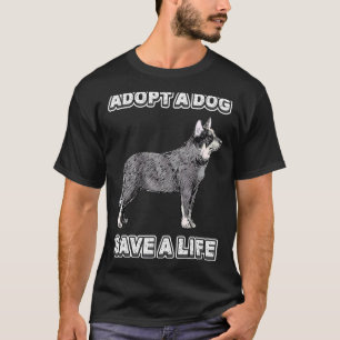 Anta en Hund Spara A Life Proud Animal Rescuer T Shirt