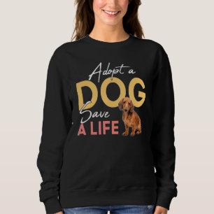 Anta en Hund Spara A Life Rädding Dachshund T Shirt
