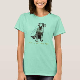 Anta en hund-tröja t-shirt