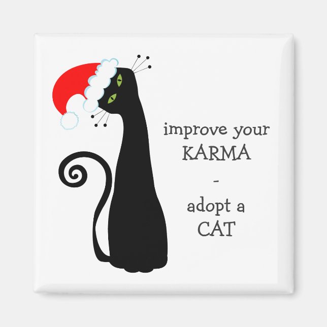 Anta en katt magnet (Framsidan)