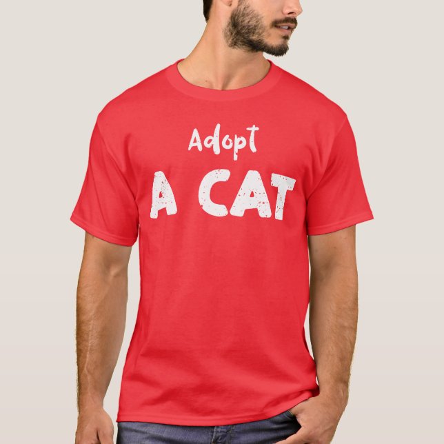 Anta en katt t shirt (Framsida)