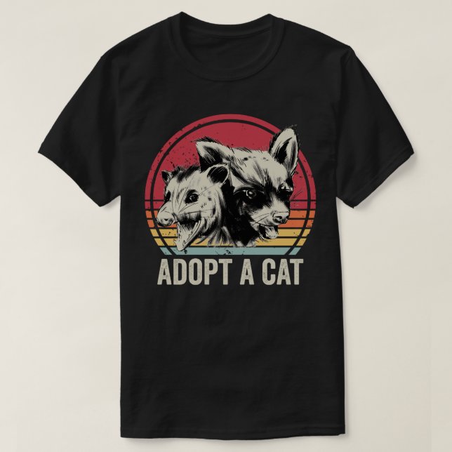Anta en kattunge och rashon t shirt (Design framsida)