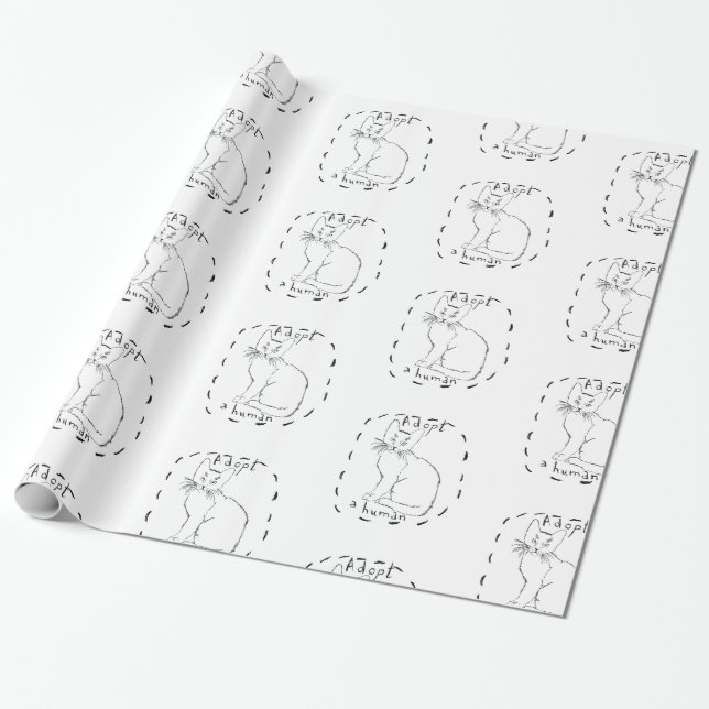 Anta en människa presentpapper (Utrullad)