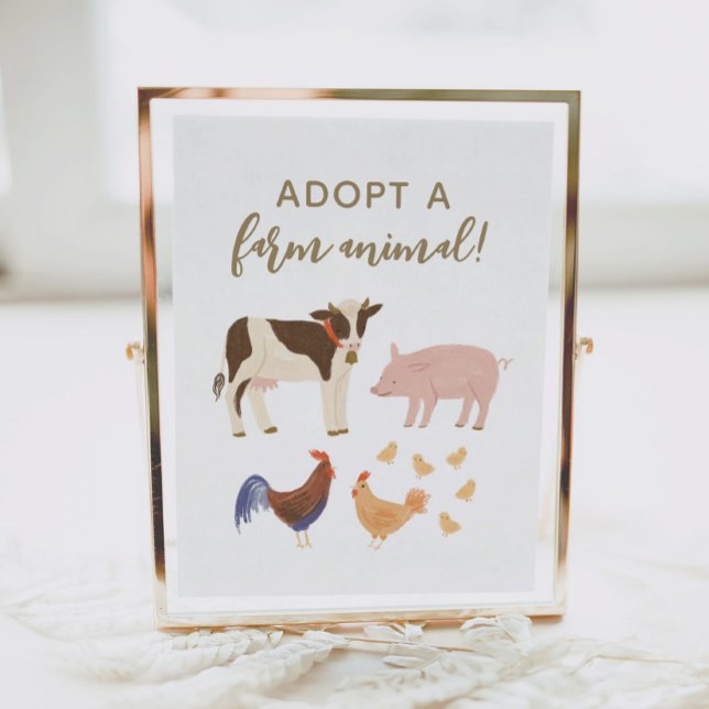 Anta en märkning för Födelsedagsfest av animaliepr Poster (Skapare uppladdad)