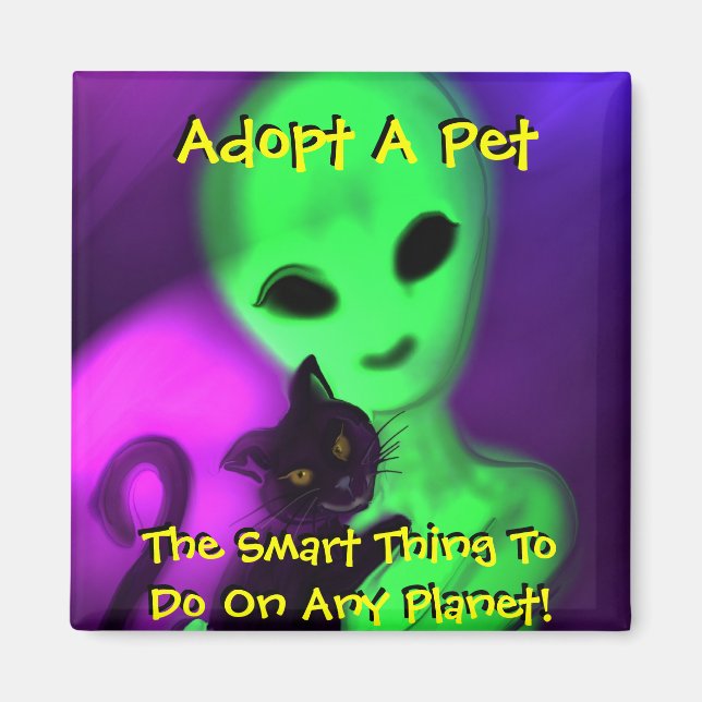 Anta en Pet-magnet Magnet (Framsidan)