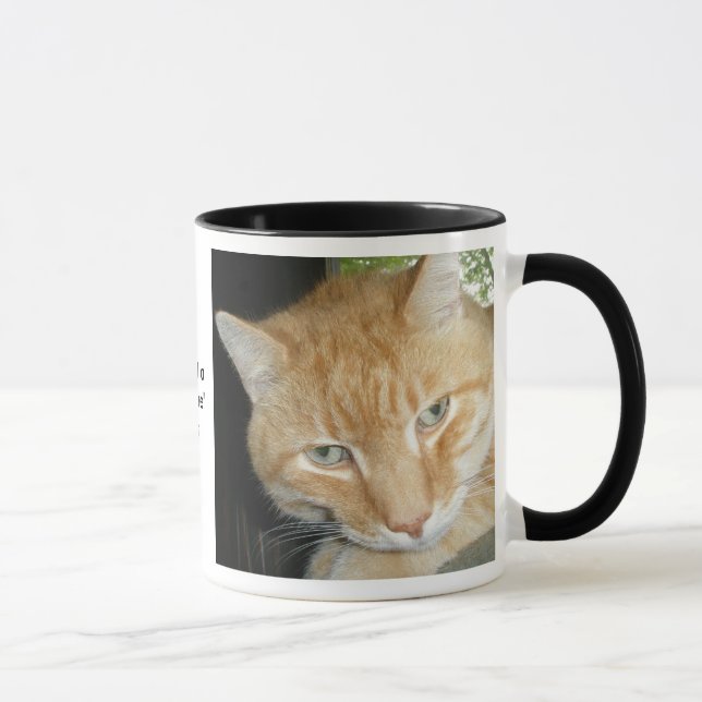 Anta en "Rädding"-katt Mugg (Höger)