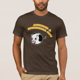 Anta en sfärisk ko tee shirt