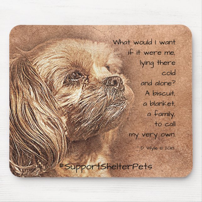 Anta en skyddspenna - Shih Tzu Musmatta (Framsidan)